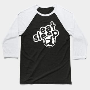 Eat Sleep Yoga - white Baseball T-Shirt